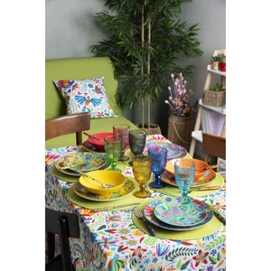 Tovaglia Excelsa con Fiori Messicani in Cotone 140x240 Cm Multicolore - Product Image 2