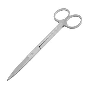 Tijeras de peluquería de acero inoxidable para eliminación de hilos, rectas, curvas, médicas, cosméticas, para cejas, con hoja inclinada, para corte de gasa quirúrgica - Product Image 4