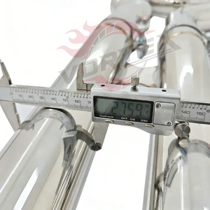 Tubo de Escape Intermedio Vortex de 76 mm, Pulido a Espejo, Longitud Igualada, Sonido GTR para S58 M3 G80 M4 G82 3.0T, Acero Inoxidable, Tuning de Carreras - Product Image 3