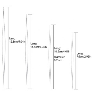 RTSジュエリー作りジュエリー所見イージースレッドビッグアイビーズニードル - Product Image 2