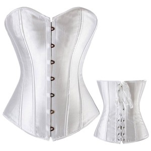 Corsets Top en Satin pour femmes, vêtement d'entraînement classique, grande taille, bustier moulant - Product Image 2