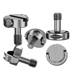 Vis à tête ronde en acier inoxydable Tengdafei M3, vis à six pans creux fendus, vis de serrage manuel pour trépied, matériau 316 - Product Image 4