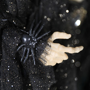 Décoration de squelette suspendu d'<span class=keywords><strong>horreur</strong></span> de 60 cm pour Halloween 2025, décoration de fête, fantôme noir, accessoires de maison hantée, décorations de <span class=keywords><strong>thriller</strong></span>, vente chaude - Product Image 4