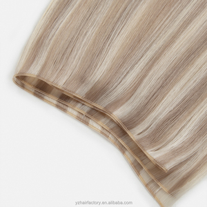 ผมต่อแบบเวฟท์ รัสเซียนบลอนด์ แท้ 100% ยี่ห้อ Popular Virgin Invisible Volume Genius Weft - Product Image 2