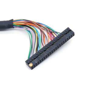كابل LVDS مخصص DF9-31P بخطوة 1.0 مم إلى ميني دوبونت بخطوة 2.0 مم لتوصيل لوحة التشغيل في اللافتات الرقمية - Product Image 3