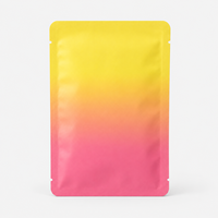 100 pièces/sac, sac scellé, sac en aluminium personnalisé, emballage pour cartes avec encoche dentelée, 100 microns, solution d'emballage thermoscellable