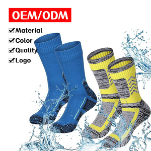 Chaussettes <span class=keywords><strong>de</strong></span> randonnée imperméables respirantes <span class=keywords><strong>pour</strong></span> hommes et femmes avec logo personnalisé, 3 couches antidérapantes - Product Image 3