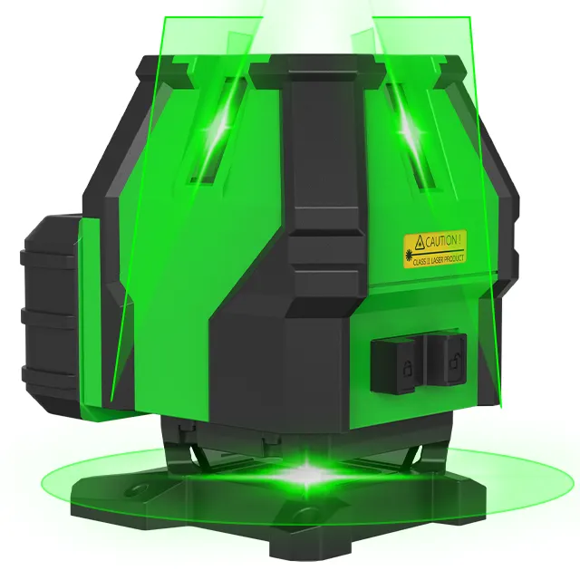 Sndway di alta qualità Laser rotativo verde 3D livello 16 linee autolivellante Wireless 360 remoto orizzontale e verticale Laser livello di 360