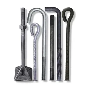 Hot Sales Steel Iron J /Y Anchor Bolt For Building