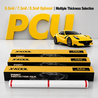 Film de protection de peinture automobile PCU PPF en gros, fourni directement par l'usine, rouleau de 1,52x15m, OEM ODM, emballage personnalisé, TPU PPF pour automobiles