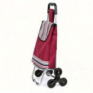 Best Selling Portable Shopping Bag Trolley Carrier Bag <b>Foldable</b> Grocery Shopping Trolley Bag With Wheels - Product Image 3