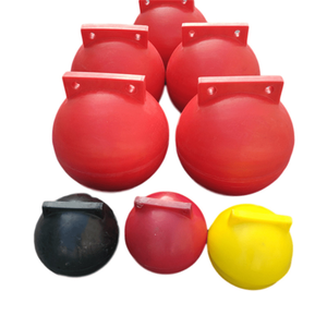 Bouée marine en polyéthylène (PE) à haute flottabilité de taille personnalisée voies navigables de mer boule de flotteur en plastique rempli de mousse avec ligne <span class=keywords><strong>d</strong></span>'avertissement de charnière - Product Image 4