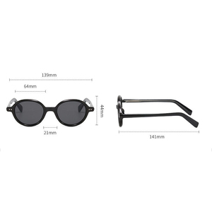 Hợp thời trang Kính Đen PC Khung Kính mát cá nhân 2025 tùy chỉnh Ladies kính cho nam giới Vòng Kính mát - Product Image 4