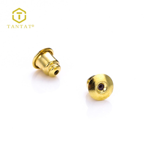 Wholesale Brass Rubber <strong>Butterfly</strong> Clutch <strong>Earrings</strong> Pin <strong>Backs</strong> <strong>for</strong> Jewelry - Product Image 2