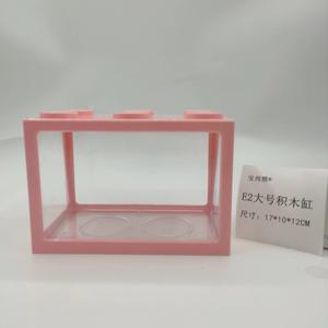 Jeneca Mini Aquarium Betta Fish Tank, Petit Fish Tank, Réservoir Acrylique Transparent de Bureau, Réservoir de <span class=keywords><strong>Poisson</strong></span> Lego, 17*10*12cm - Product Image 3