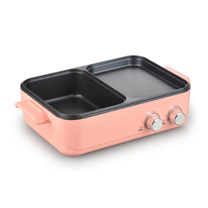 <span class=keywords><strong>Griglia</strong></span> per <span class=keywords><strong>barbecue</strong></span> elettrica con pentola calda <span class=keywords><strong>scaldavivande</strong></span> set tavolo mini base affumicatore all'aperto coreano girarrosto elettrico in ceramica portatile - Product Image 2