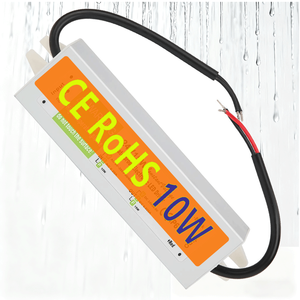 Convertisseur <span class=keywords><strong>LED</strong></span> ESann 150W, alimentation <span class=keywords><strong>LED</strong></span> basse tension, étanche IP67, 24 V 0.42A, <span class=keywords><strong>transformateur</strong></span> <span class=keywords><strong>LED</strong></span>, adaptateur secteur AC/DC - Product Image 1