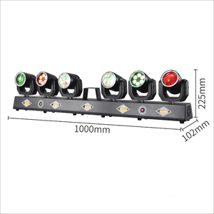 Nuevo Sistema de Iluminación Portátil RGBW para Escenarios, Luces de Música con Efectos de Haz, Estroboscópico, Gobo, Derby, Láser, Cabeza Móvil, Luces para DJ, Discoteca y Fiestas - Product Image 3