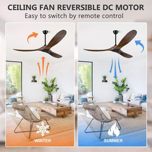 Lámpara <span class=keywords><strong>Ventilador</strong></span> de Techo Inteligente Tuya de 60 Pulgadas - Compatible con Alexa/Google Home y Control por APP - Product Image 3