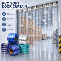 Porte à rideaux en PVC auto-fermante YJ pour supermarché, chambre froide, entrée – Vente en gros