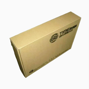 Caja de papel kraft corrugado con logotipo personalizado, caja cuadrada tipo avión, caja de embalaje para ropa y joyería, caja de embalaje digital exprés - Product Image 2