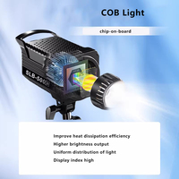 Lampe LED COB 120W pour photographie, streaming en direct, studio portable, éclairage vidéo, beauté, maquillage, diffusion sur smartphone