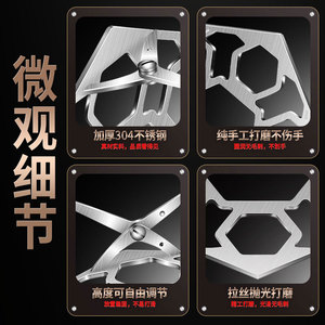 Grille de cuisson vapeur pliable en acier inoxydable 304, support de cuisson vapeur réglable pour œufs, grille de cuisson vapeur perforée et étanche multi-usage pour cuisine - Product Image 4