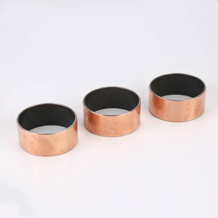 8*10*12 มม.PAP0812 Self หล่อลื่น Oilless SF-1 DU เหล็กได้รับการสนับสนุน Bronze ชั้น PTFE เคลือบแขน BUSHING แบริ่ง