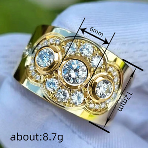 Anello Vintage Stile Corte Rotondo per Donne, Elegante Gioiello da Dito alla Moda - Product Image 4
