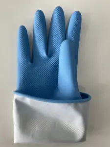 Hot Sale Kitchen Dishwashing Fashion Household Rubber Cleaning Gloves