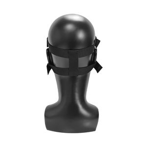 शॉक पैड स्पोर्ट्स फेस रक्षक के साथ यूनिसेक्स आधा फ्रेम बास्केटबॉल मास्क - Product Image 6