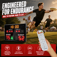 Tableau de score électronique numérique LED personnalisé GANXIN pour les jeux de frisbee ultime pour adultes et chiens