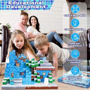 <span class=keywords><strong>Frozen</strong></span> Castle World Juego de bloques de construcción magnéticos de plástico para niños de 4 a 9 años Juguete educativo STEM - Product Image 6