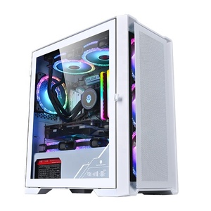 Top bán hàng bộ phận máy tính MicroATX Mini-ITX chơi game trường hợp máy tính quản lý cáp PC Trường hợp với cửa trượt trong suốt - Product Image 1