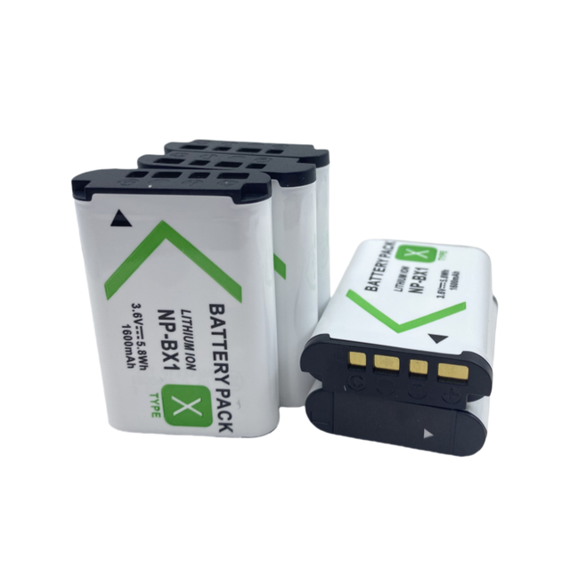 Rechargeable 1600mAh 3.7V Camera Lithium Ion Battery NP-BX1 for Sony Camera