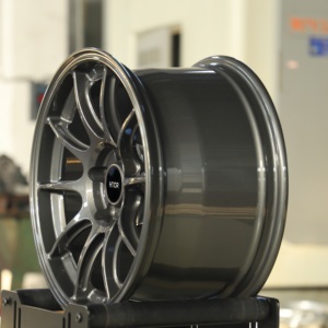 Jantes forgées HTOR personnalisées 18x9.5J 19x8.5J 5x114.3 5x112 gris brillant, jantes de course pour Lancer Evo X <span class=keywords><strong>Golf</strong></span> <span class=keywords><strong>GTI</strong></span> R - Product Image 3