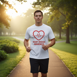 Camiseta para concienciar sobre la enfermedad cardíaca Heartbeat Chd Go Red - Product Image 3