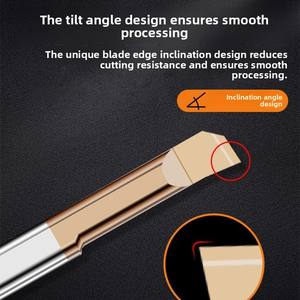 Herramienta de Mandrinado CNC de Diámetro Pequeño MTR, Portaherramientas de Torno de Microaleación de Acero de Tungsteno Resistente a Impactos, Personalizable - Product Image 4