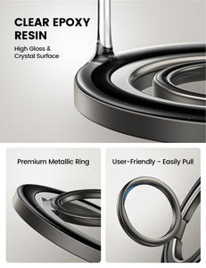 Soporte de Anillo Decorativo <span class=keywords><strong>para</strong></span> Teléfono Lamicall STRR02, Agarre Magnético, Rotación de 360°, Soporte con Cristales Brillantes, Base con Diamantes <span class=keywords><strong>para</strong></span> <span class=keywords><strong>Chicas</strong></span> - Product Image 5