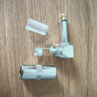 Prise Audio pour haut-parleur de guitare, prise mono à angle droit de 6.35mm