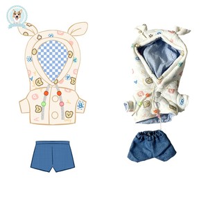 Vêtements et accessoires de poupée en peluche mode personnalisée OEM 20cm en coton tenues de poupée <span class=keywords><strong>Our</strong></span> <span class=keywords><strong>Generation</strong></span> - Product Image 6
