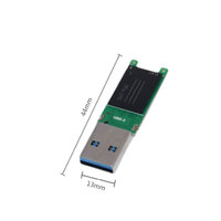 Clé USB avec puce PCBA, capacité réelle de 100 %, 8 Go, 16 Go, 32 Go, 64 Go, 3.0 Grade-A, testée H2