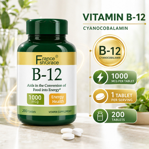 Suplemento Nutracéutico de Vitamina B12 Shecome, Favorece el Metabolismo Energético, 1000 Mcg, 200 Tabletas de Vitamina B12 - Product Image 3