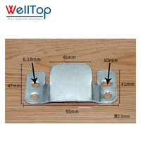 WELLTOP Nouveautés : Connecteur de canapé modulaire, Quincaillerie de jonction pour canapé-lit, Support d'interverrouillage pour canapé, Plaque d'interverrouillage pour canapé