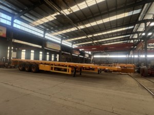 Semirremolque Contenedor Flexible y Económico de 3 Ejes para Transporte Marítimo de Corta Distancia, Caja Doble de 20 pies - Product Image 5