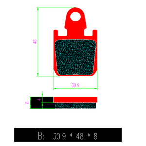 Pastillas de freno traseras delanteras de cerámica para motocicleta de alto rendimiento para Yamaha <span class=keywords><strong>VMAX</strong></span> <span class=keywords><strong>1700</strong></span> 09-14 almohadillas de fricción para motocicleta FA442 - Product Image 4