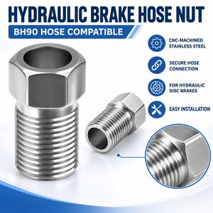 Parafuso de Compressão para Mangueira de Freio de Bicicleta em Aço Inoxidável CNC para <span class=keywords><strong>Shimano</strong></span> BH90 MTB - Product Image 1