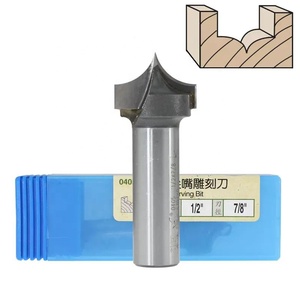 Hot Selling Tiger Shark <strong>Cnc</strong> Machion <strong>Tools</strong> Carbide Door Panel Ovolo Carving Bit Pointed Roundover Router Bit tiger <strong>Cnc</strong> Router Bit - Product Image 4