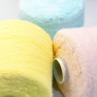 Handel 0,5 cm/0,9 cm/1,3 cm/2,0 cm Bunte Wimpern 13 Feder Nylon Nerz Garn Strick pullover