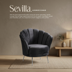 Velvet Upholstered Dining Room Lounge <b>Chair</b> <b>Shell</b> Inspired Accent Armchair Modern Design for Dining Room and Living Room Set - Product Image 3